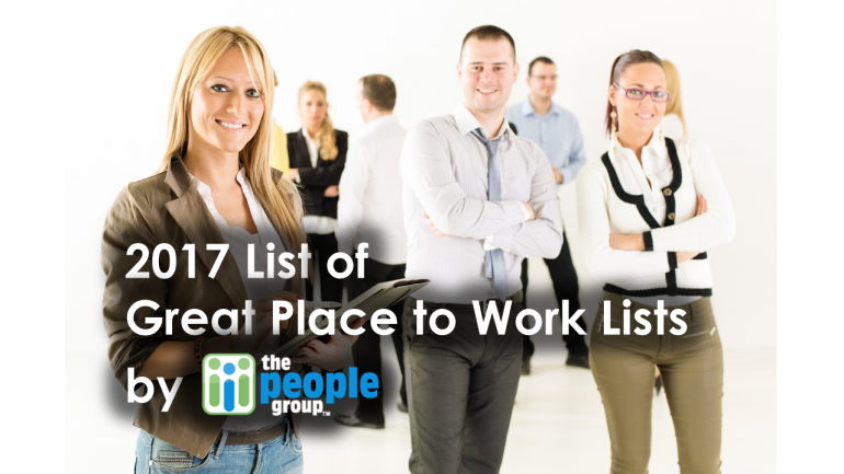 2017 list of great place to work lists